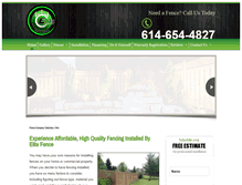 Tablet Screenshot of localfencepros.com